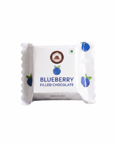 Blueberry filled chocolate